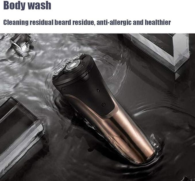 JYYBN Electric Shaver for Men Rechargeable Shavers Shaving Razors Wet and Dry with Pop-up Trimmer