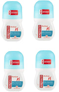 Borotalco: Deo Roll Onactive mineral salt 50 ml (1.69 fl.oz) pack of 4