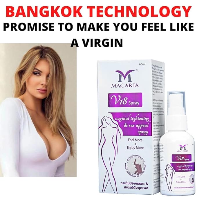 MACARIA Vaginal Pussy Yoni Tightening Shrink Spray for Women Intimate Parts Feminine Care Feel Young Again
