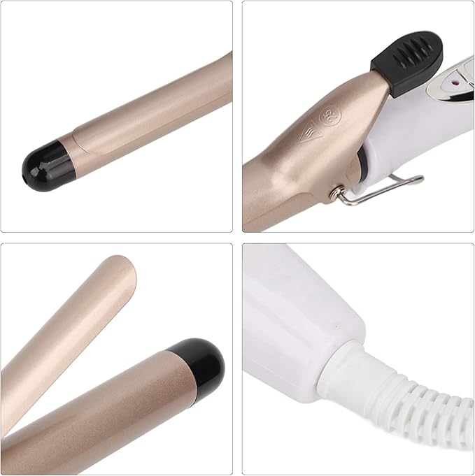 25mm Curling Iron Hair Curling Wand 1-Inch Ceramic Curling Iron Produces Soft Waves for Use on Medium and Long Hair (US)