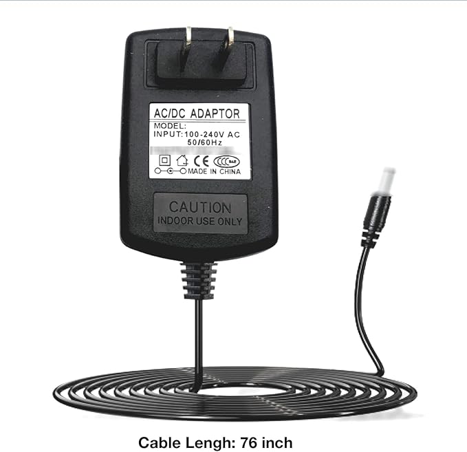 24V AC/DC Adapter Replacement for Merach Electric Percussion Massage Gun Muscle Vibrating Therapy Massager MG-001 Li-ion Battery DC24V 0.65A 2400mAh 25.2V 0.6A 2500mAh Power Supply Charger