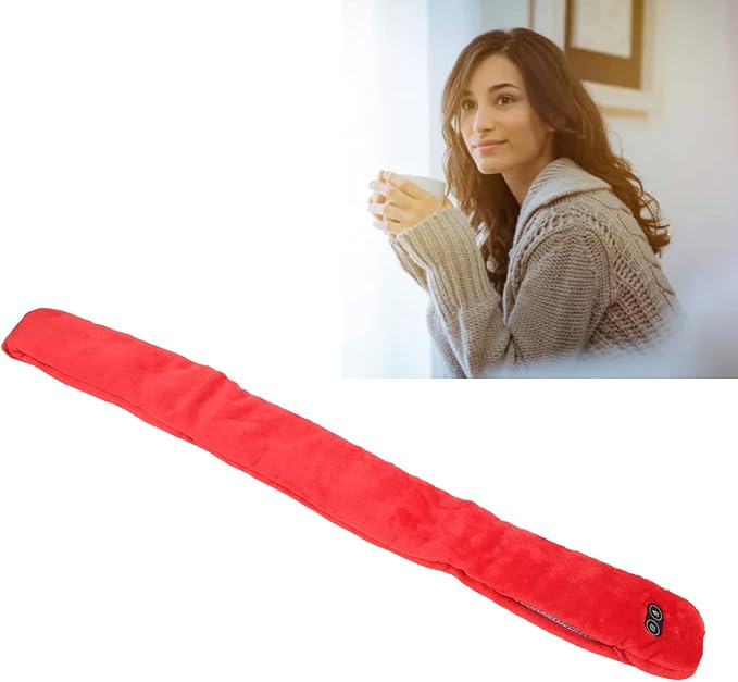 Heating Scarf Heated Scarf Rechargeable Neck Warmer Scarf Intelligent Temperature Adjustment USB Massage Function Electric Scarf for Man Woman Daily Use