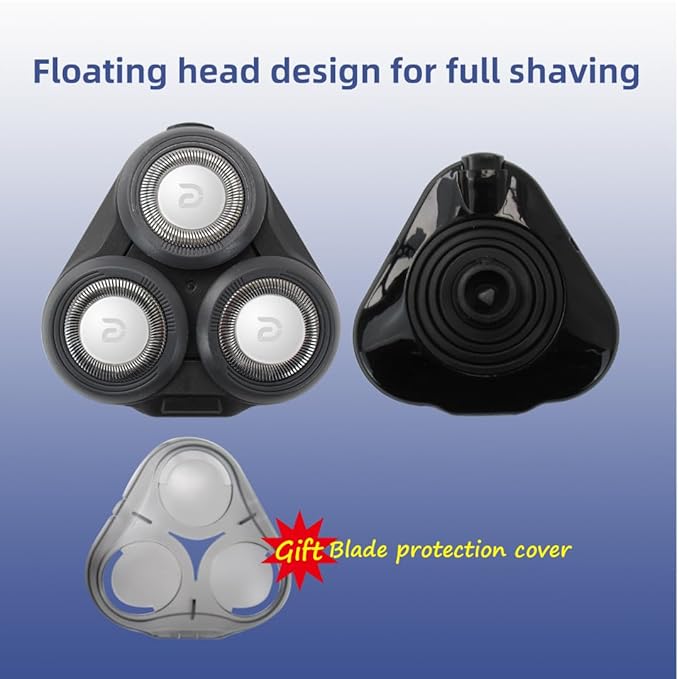 2024 New Complete Head Assembly Replacement for Philips Norelco Series 5000 Shavers S5310 S5320 S5330