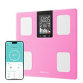FITDAYS Smart Body Fat Scale Bluetooth Composition Analyzer 400lbs (Pink 11/280mm)