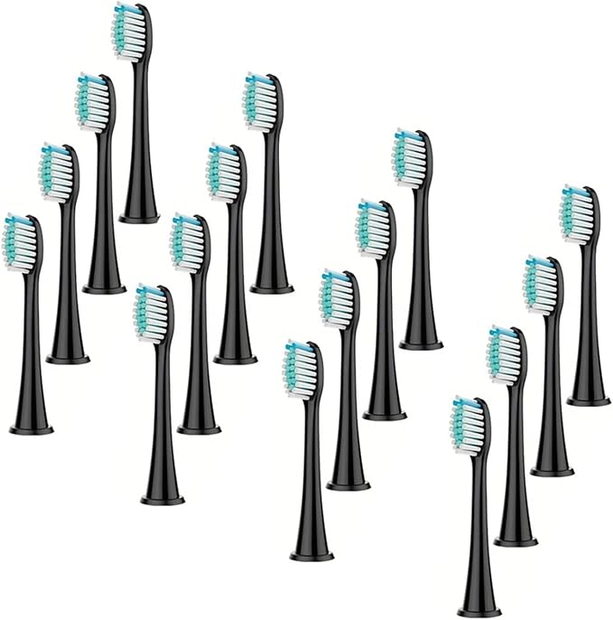 Electric Toothbrush Head(Black 20pc)
