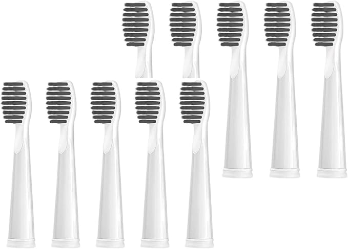 Replacement Toothbrush Heads Compatible for FW-507/508/551/515/917/959/2011FW-D1/D3/D7/D8 Electric(10 White Care)