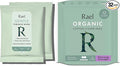 Rael Bundle - Flushable Feminine Wipes (10 Count Pack of 2) and Organic Cotton Cover Pads Extra Long Overnight (12 Count)
