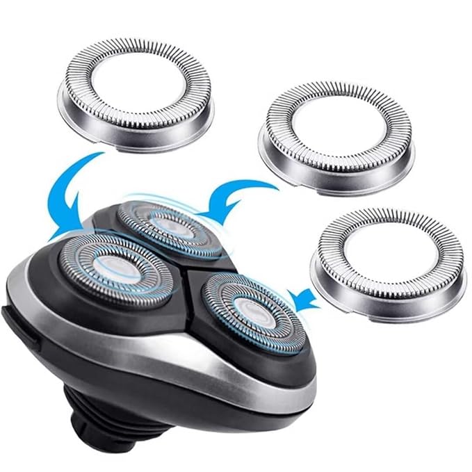 2024 Upgraded RQ12 Complete Replacement Shaver Head Blade Unit Assembly for P-hilips N-orelco RQ12 1250X 1255X 1260X 1280X 1290X 8000X