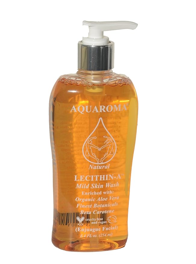 AQUAROMA HEALTH &amp BEAUTY Lecithin-A Mild Skin Wash Face Hands Body and Shaving