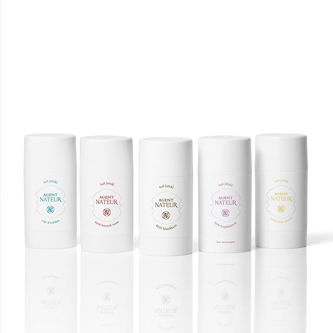 Agent Nateur - holi (stick) Ambroxan Cloud Natural Deodorant | Castor + Coconut Oil Beeswax | Aluminum-Free Non-Toxic Clean Skincare Crafted for All-Day Freshness (2.5 oz)