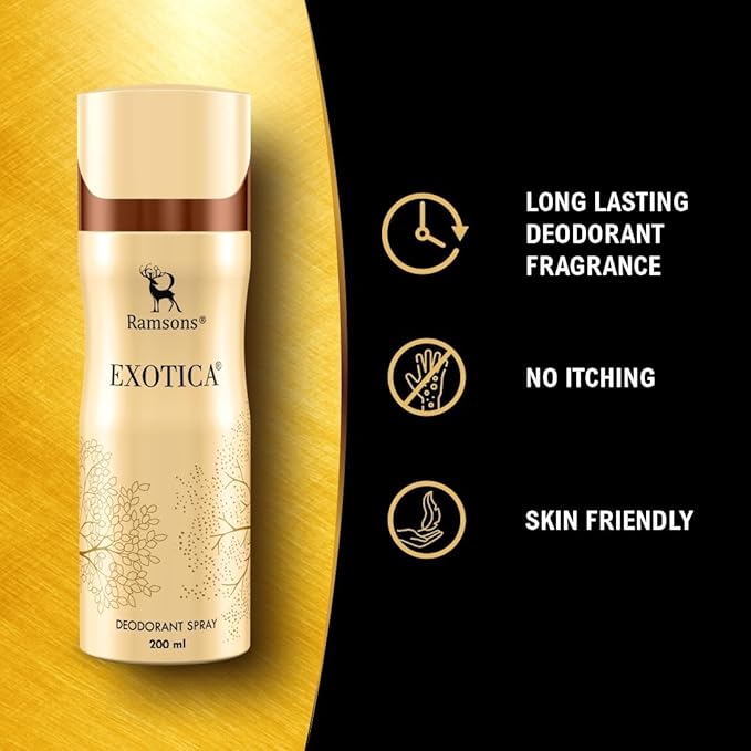 Raamsons 200 ML | Body Perfume For Women | TN - Plum Peach Orange Blossom Leafy Green | MN - Honey Jasmine Rose Lily of the valley | BN - Amber Vanilla Musk Woody