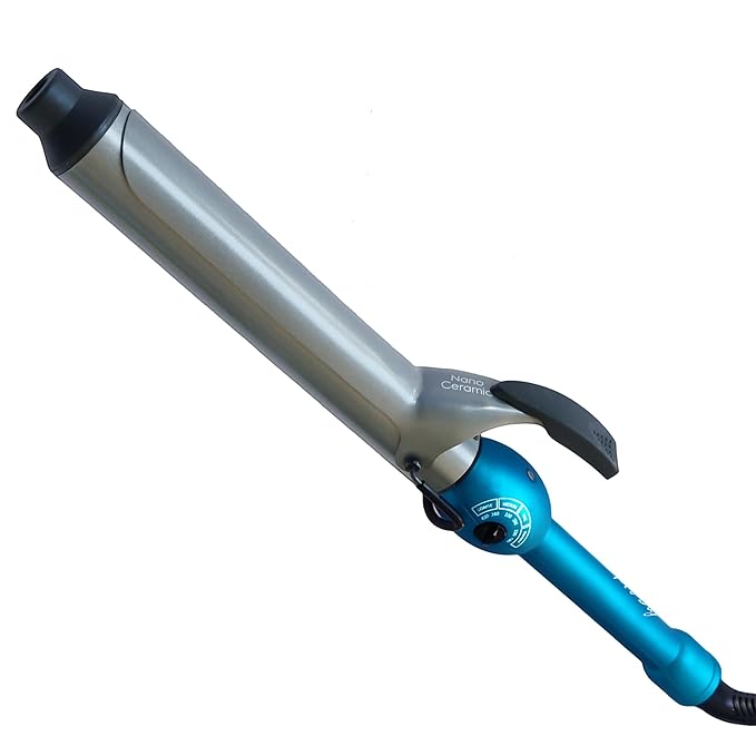 Mr Big Junior Hair Curling Iron - The Longest XL Styling Curling Irons for Long Hair (Aqua 8 Barrel1.25 Diameter)