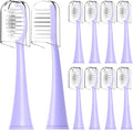 Replacement Toothbrush HeadsCompatible for Black Series Electric(10pcs)(Purple)