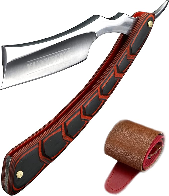 Straight Razor Blade - Shave Ready Vintage Straight Razor Stainless Steel Razor Shaver Pro Straight Edge Razor Mens Straight Razor Best GiftsA