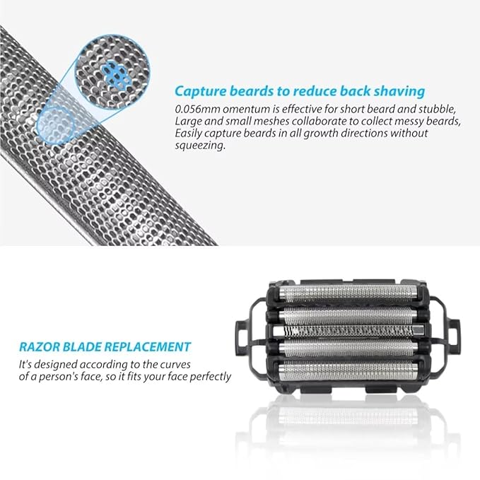 WES9173P Shaver Outer Foil Replacement for Panasonic Shaver Repl Outer Foil A-RC5 5-Blade