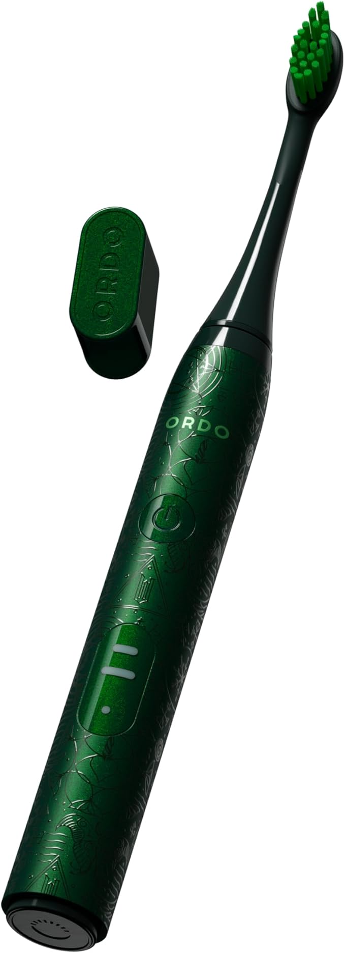 ORDO x Wicked Sonic Lite Electric Toothbrush | Rechargeable Sonic Toothbrush for Adults &amp Teens with USB-C Charging 2 Modes &amp Travel Cap Elphaba Thropp