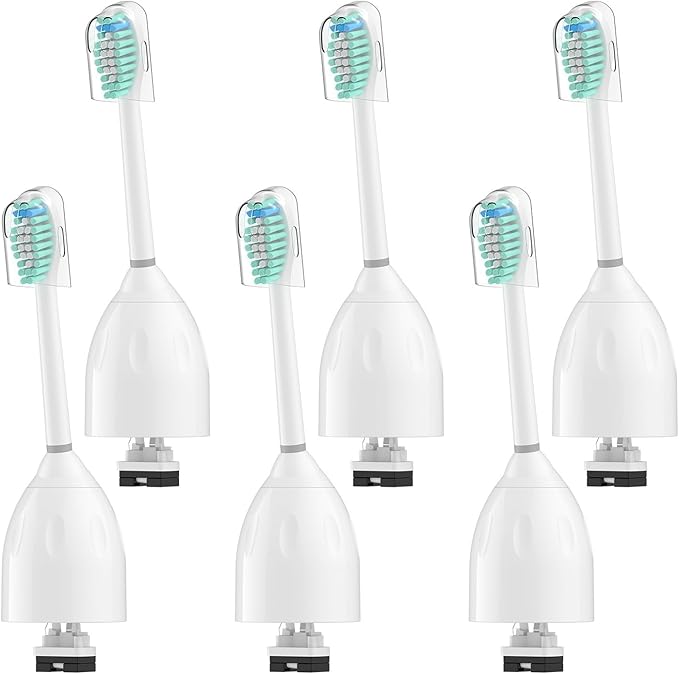 1/4/6Pcs Replacement Toothbrush HeadsCompatible for PH Sonic Care E-Series 7022(6Pcs)