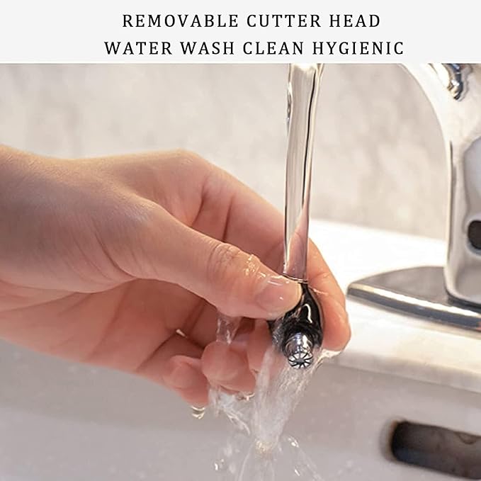 Ear and Nose Hair TrimmerUSB Rechargeable Nose Hair TrimmerProfessional Nose Hair Trimmer Clipper for Men and WomenWaterproof Dual Edge Blades for Easy Cleaning