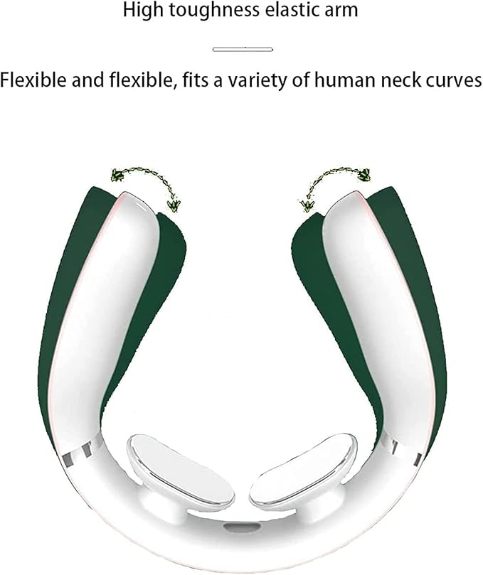 Neck Massager with Heat Cordless for Pain Relief Portable Relaxer Smart Cervical Use at Office Home Outdoor Gifts for Mother Father