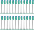 4/8/12/16/36Replacement Toothbrush Heads Compatible with Philips Electric Brush Head 1100 2100 4100 4300 5100 5300 6100 6500 etc(24pcs)