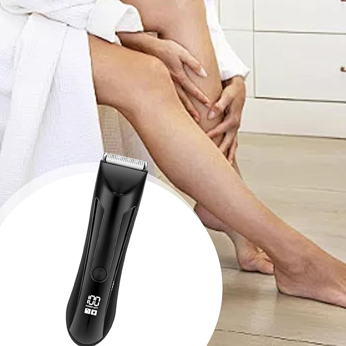 Beard Trimmer - Electric Body Hair Trimmer for Men Shaving Razor Grooming Tool with Precision Design Father Travel Nose Mustache Face Care Personal Grooming Kit for Home