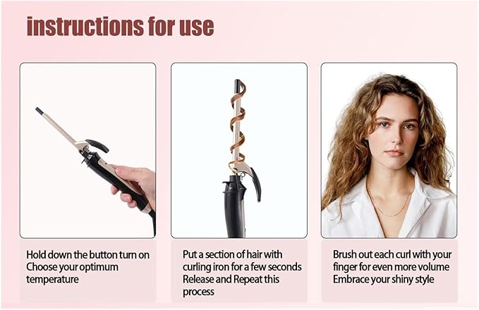 Thin Tube Curling Iron Fluffy Iron(Dard220v)