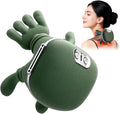 Neck Massager with Heat - Deep Tissue Shiatsu Electric Neck and Shoulder Massager with Fingers 4D Kneading Design for Pain Relief Cordless Masajeador De Espalda Y Cuello Portable for Travel