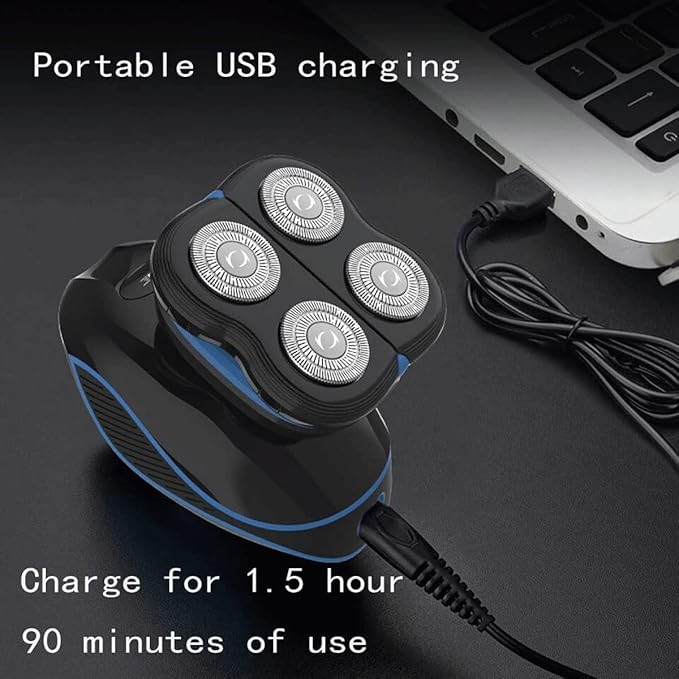 Electric Razor for Men Men Electric Shaver Razor Beard Sideburns Nose Hair Clipper Trimmer Bald Head Shaving Machine