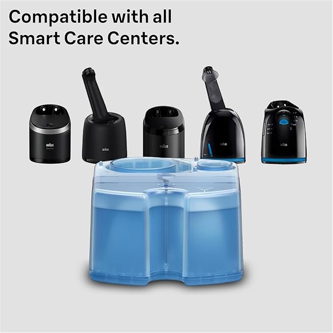 Braun Clean &amp Renew Refill Cartridges CCR Replacement Shaver Cleaner Liquid Solution for Clean&ampCharge System Pack of 10