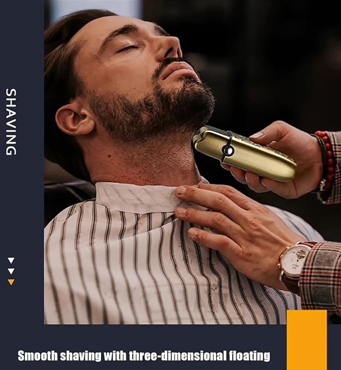 Head Shavers for Bald Men 3-Speeds Electric Razor Professional IPX6 Waterproof Metal Shell Beard Shaver with LCD Digital Display for Men