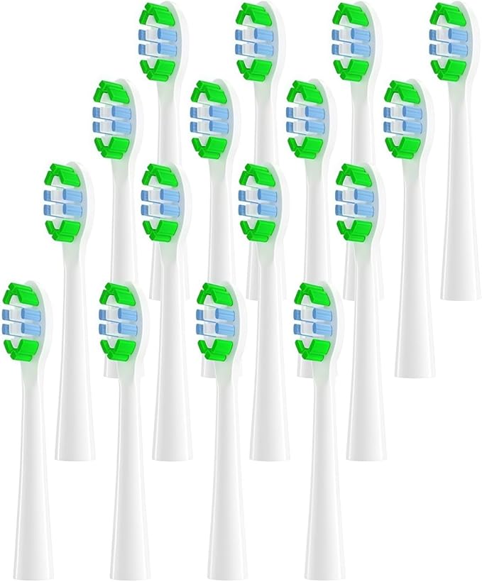 Replacement Brush Heads Compatible with Laifen LF10 Electric Toothbrush Replacement Heads Toothbrush Heads(16PCS)