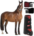 Horses Red &amp Infrared Light Therapy Device Wearable Red Light Therapy Belts Portable Therapy Deep Light for Horse Head Buttocks Abdomen Back Front Legs and Hind Legs Muscle Recovery. ﻿(1pcs