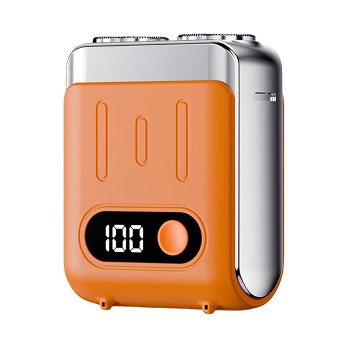 Portable Electric Shaver For Men Quiet Small Travel Trimmer With Digital Display Efficient Shaving Tool Travel Shaver