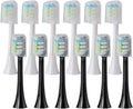 Replacement Brush Heads Compatible for X3U/X3Pro/X5/V1/D2/D3 6/12pcs Bristle Electric Toothbrush Sealed Packed(SHUSHI-WH6BK6)