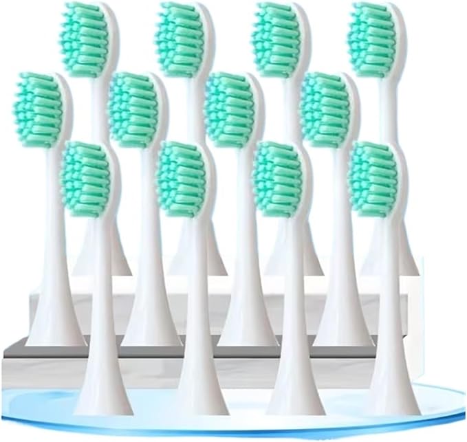 Compatible for Sonicare HX2 Series 4 8 12 Pack Electric Toothbrush Replacement Heads with Soft Bristles(12pcs)