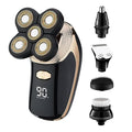 Electric Razor for Men 5in1 Facial Body Electric Shaver Grooming Kits Electric Wet And Dry Razor Men Beard Rotary Shaving Machine Bald Rechargeable Set