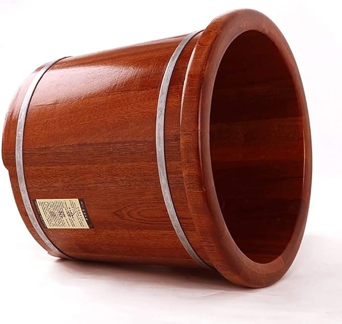 Relax Pedicure Foot BathFoot and Leg Spa for AdultsFoot Massage Spa for HomeSauna Wooden Bucket Foot Spa Household Wash Ba