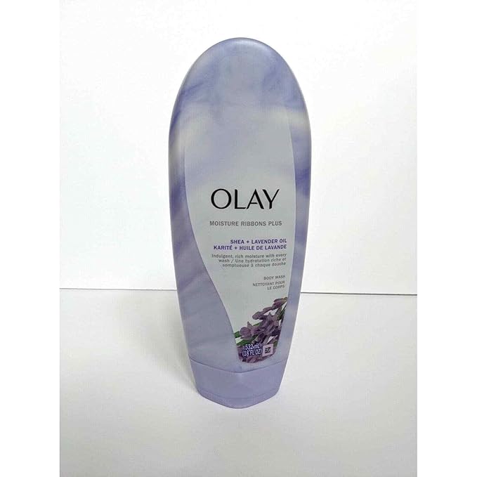 OLAY Moisture Ribbons Plus Shea Plus Lavender Oil 18 oz (Pack of 6)