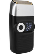 Double Foil Rechargeable Electric Electric Shavers for Men Low Noise Powerful Electric Foil and Bald Shavers Beard Trimmer for Close Smooth Shaving