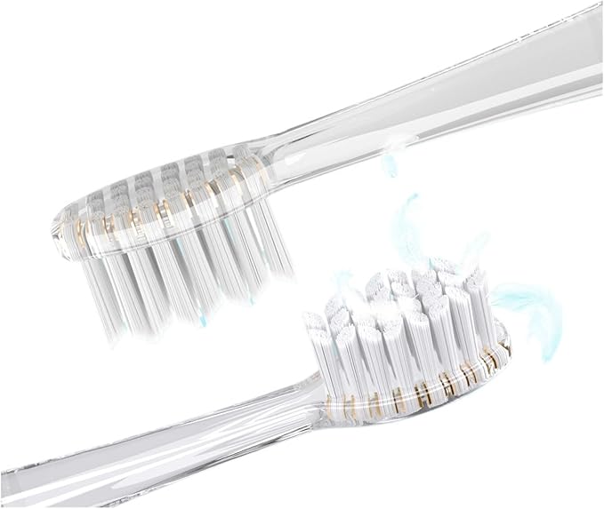 Replacement Brush Heads for SG-2139 SG-513 and SG-977 Toothbrush - Soft Bristles Pack of 4 (Model H923)