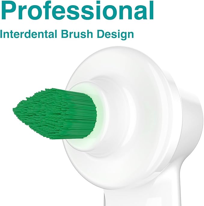 Orthodontic &amp Interdental Replacement Brush Heads Compatible with Oral-B Electric Toothbrushes 4-Pack End Tuft Design for Braces &amp Between Teeth Cleaning