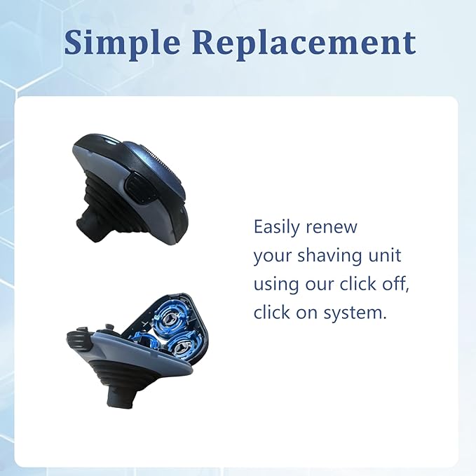Replacement Head Compatible with Philips Norelco 5000X Series Shavers Fits Models X5000 X5001 X5002 X5003 X5005 X5009 X5101 X5102 1 Pack