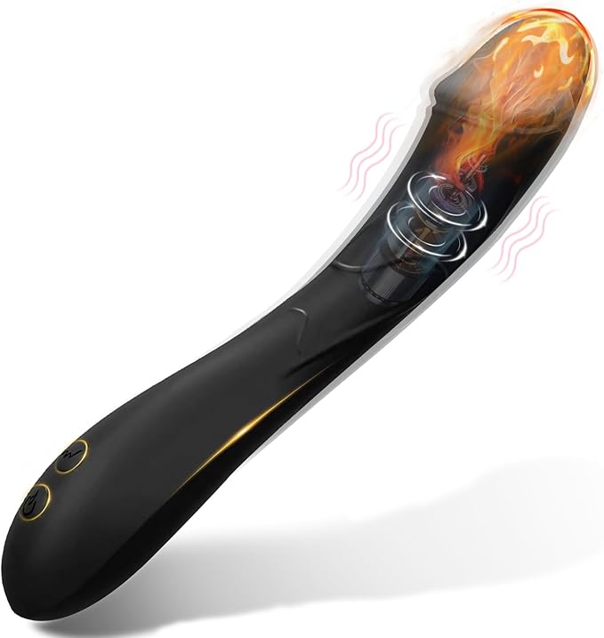 Handheld Vibrating Massager - Clitioral Relaxes Muscles Tool Viboators Toy Couples Clitioral Sucker High Frequency Silent Personal Massage Adult Tools Relaxation Portable PO1W02z (Black)