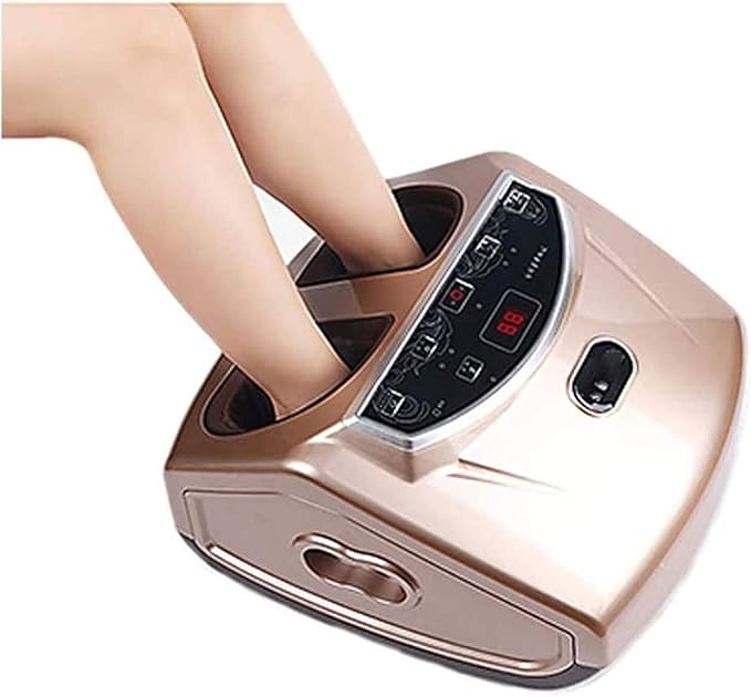 Foot MassagerFoot Massager Machine w/HeatFoot Massager w/Deep Kneading Rolling Air Compression Built-in Heat FunctionAdjustable Intensityfor Muscle Relax
