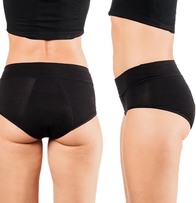 Bambody Absorbent Panties Period Underwear for Women and Teens - All-Day Long - Overnight Protection- Postpartum Leakproof
