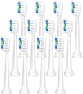 Replacement Toothbrush Heads Compatible for Philips Hx6920 4100 2 Series Sonicare Diamond Electric Brush Heads(White-12 Pcs)