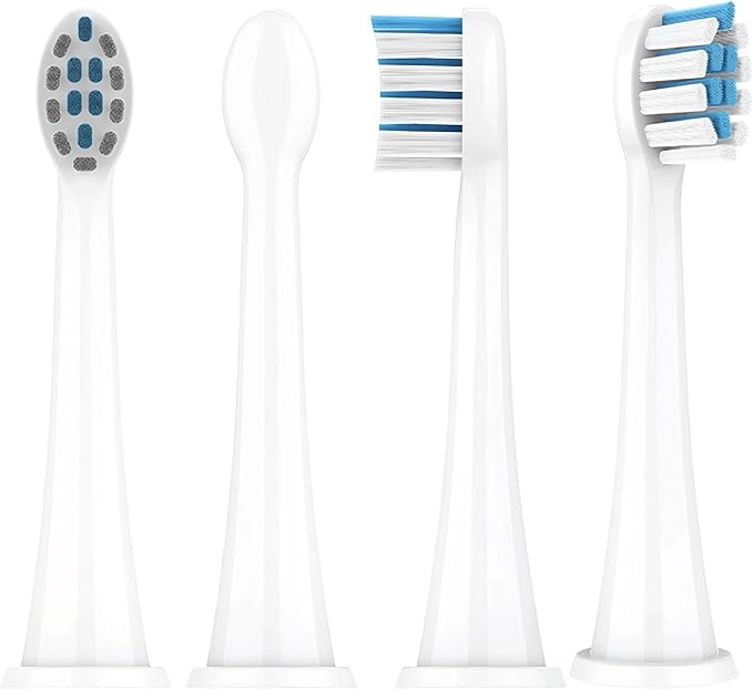 Kids Replacement Electric Toothbrush HeadsCompatible for Philips HX6042 HX6032 HX6311 HX6312 HX6322 HX6321 HX6320 HX63404/8/16pcs(4PCS)