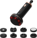 Handheld Cellulite Massager Body Sculpting Machine Rechargeable &amp Cordless Stomach Fat Massager With 8 Massage Heads 2 Mesh Covers Massage Abdominal Belly Thighs Butt Neck for Women Men at Hom