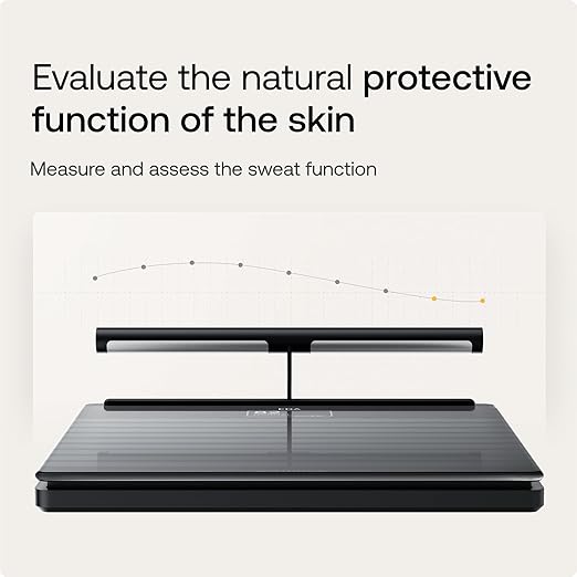 WITHINGS Body Scan - Connected WiFi Scale to Improve Your Health BIA Personal Scale Body Composition Analysis Body Fat Muscle Mass Water Percentage