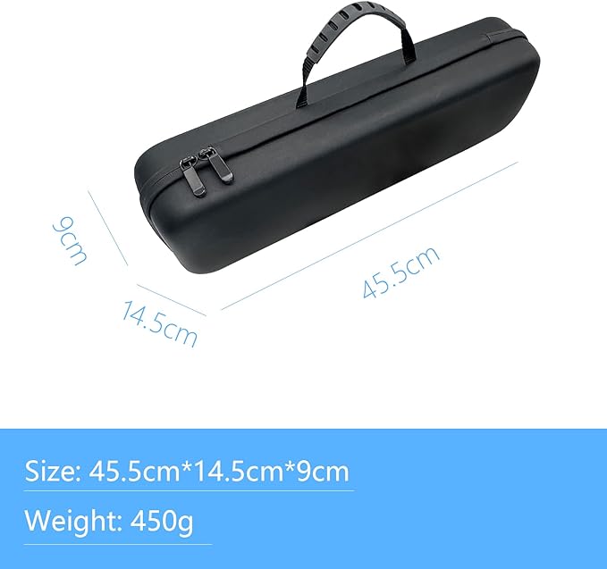 Travel Case for Dyson Airstrait Straightener Airstrait HT01 Carrying Case Dyson Hair Straightener PU-Hard Shell Travel Storage Bag Accessories